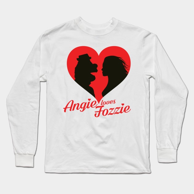 Angie Loves Fozzie Long Sleeve T-Shirt by BRAVOMAXXX